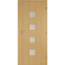 Interiérové dveře Masonite - Quadra 90L/197 JAVOR CPL skladem